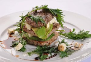 Steak and avo dish at Dulce Restaurant by Neil Forman Photographer