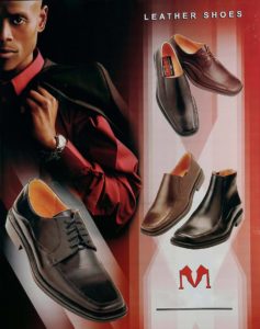 Malero Shoes Advert for external billboard Photo by Neil Forman Photography