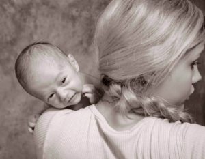 Mother and newborn son - People Portraits Photo by Neil Forman Photography